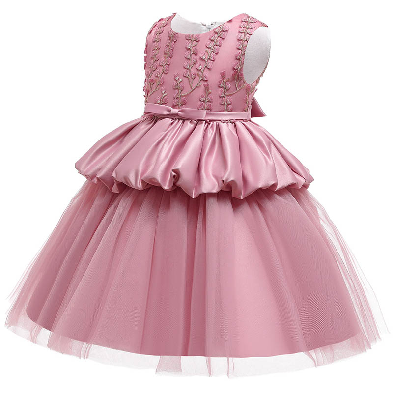 crimson flower girl dresses
