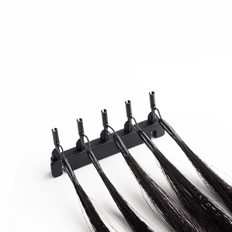

6D In Remy Hair Extension Nano Ring Pre-bonded Second Generation Products Accessories Breasted Black Brown Blonde 100g/lot Wear Full Head For 20 Minutes