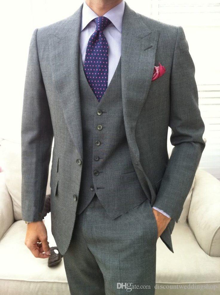 silver grey jacket for wedding