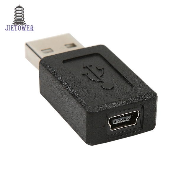 

100pcs/lot USB 2.0 A Type Male to Mini USB 5pin Female Extension Adapter adaptor Black
