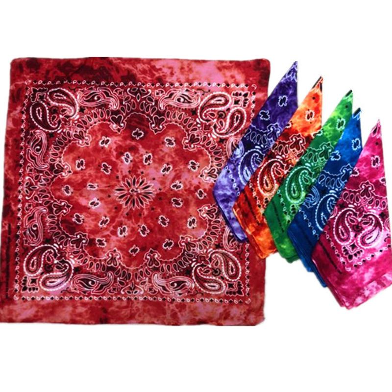 

Unisex Cotton Blend Hip Hop Bandana Headwear Hair Band Scarf Neck Wrist Wrap Band Magic Head Square Scarf Sports Safety 2020 New, Gn