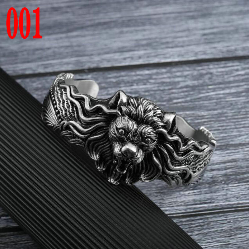 

Open bracelet Stainless steel lion bracelet Stainless steel open