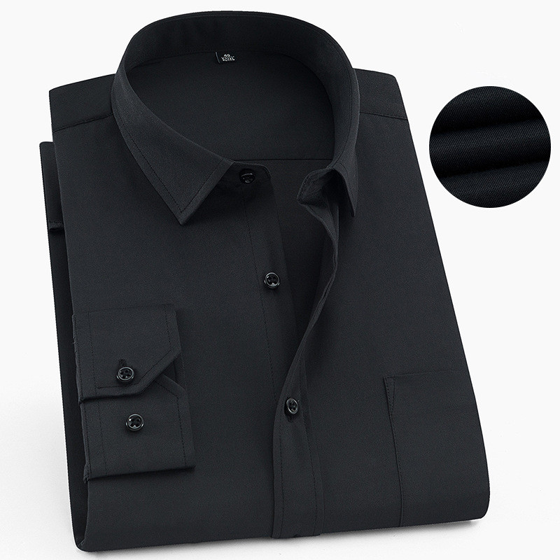 mens 3xl black dress shirt