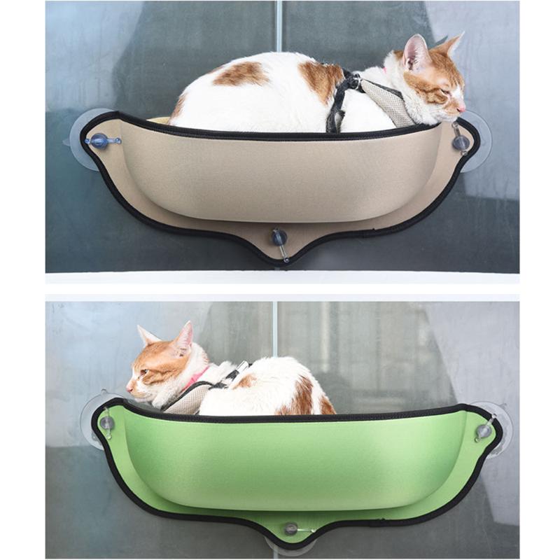 

Hanging Pet Beds Cat Seat Suction Cup Cat Nest Hammock Nest Sunbathing Windowsill Detachable Hanging Bed Pet Supplies