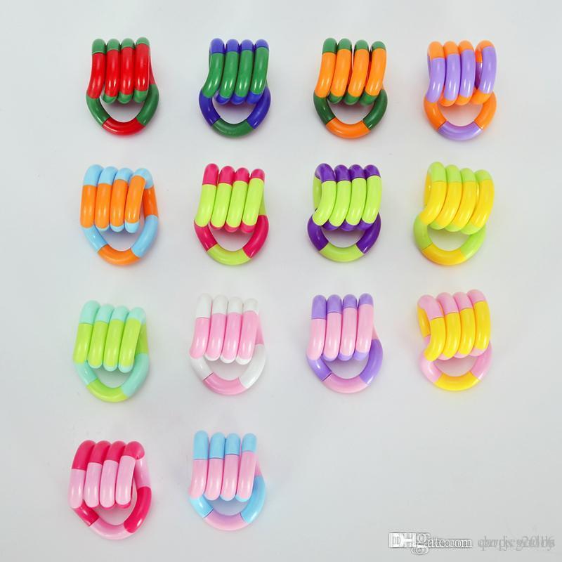 

Rainbow twisted magic rope Fidget Fiddle Adult Anti Stress Hand Sensory EDC Decompression Toy for Kids Autism Finger Training Novelty Items