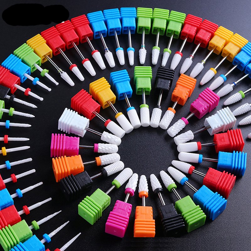 

Ceramic Nail Drill Bits Manicure Machine Accessories Rotary Electric Nails Files Manicures Cutter Tools
