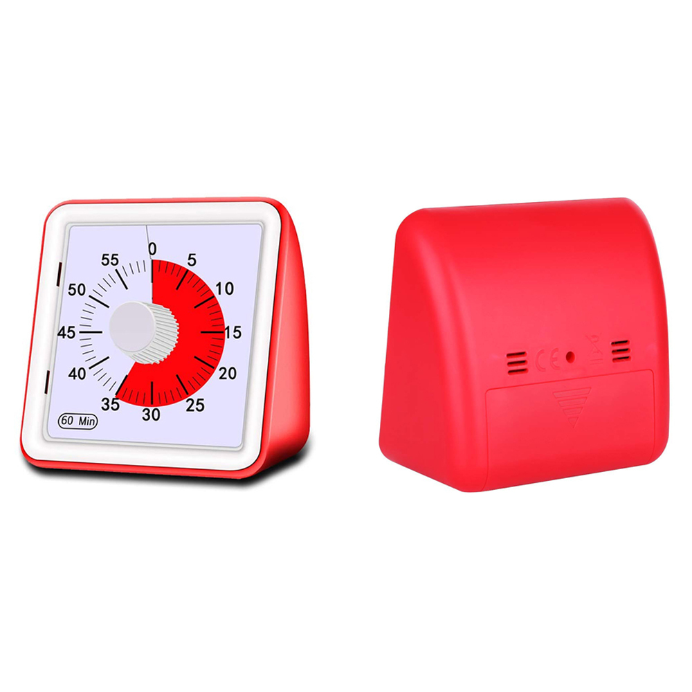 2020 60 Minutes Analog Visual Timer, Silent Countdown, Time Management