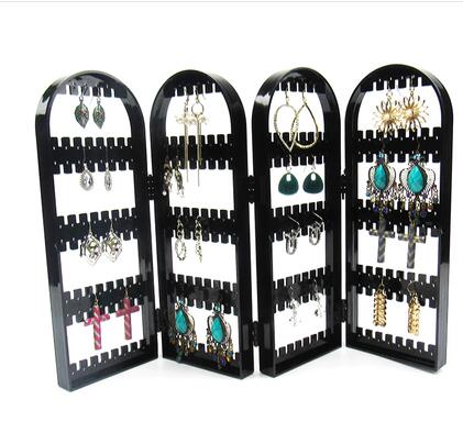 

fashion 4228cm creative screen jewelry rack 240 holes plastic ear nails earrings display frame receiving box home furnishing 1pc c171
