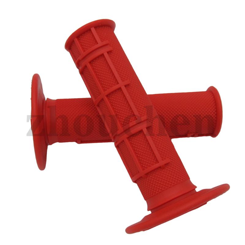 

1 Pair LEFT&RIGHT Motorcycle 7/8" Hand Grips Rubber Universal For