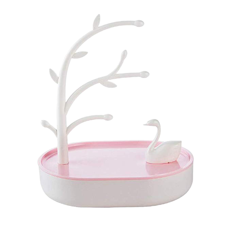 

Jewelry Pouches, Bags Organizer Include Ring Holder Tree Bracelet And Necklace Tray Storage Home Decor
