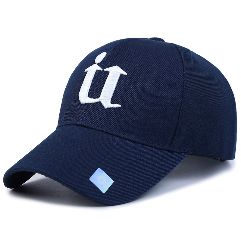 

Men's summer Korean trend fashion baseball cap ladies' letter sports sunscreen hat autumn leisure, Pink