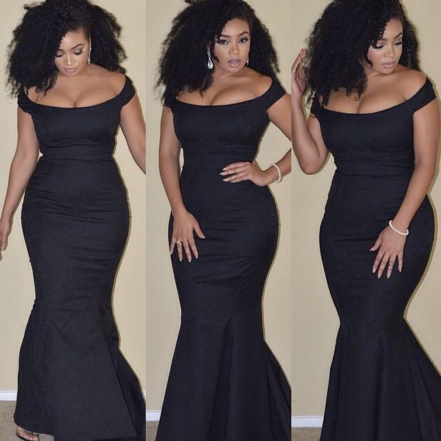 

Plus Size Black Evening Dresses Mermaid 2020 Off Shoulders Sexy Backless African Party Pageant Gowns Prom Dress, White