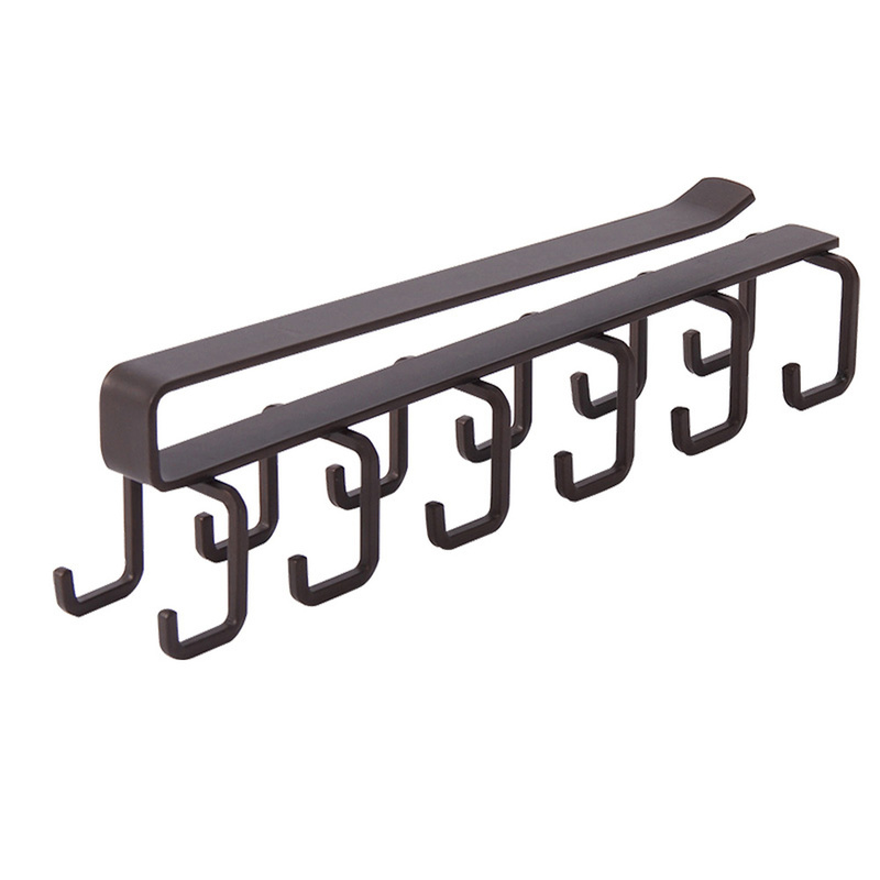 

Kitchen Storage Rack Cupboard Hanging Hook Shelf Cup Dish Hanger Chest Storage Shelf Bathroom Holder Organizer Hooks WY11420