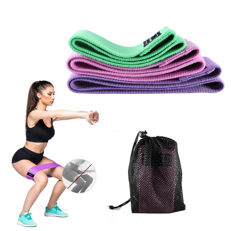 

Sport Fitness Resistance Bands Yoga Elastic Mini Bands Anti-slip Expander Rubber Home Workout Full Body Training Equipment