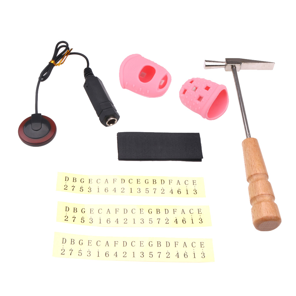 

Kalimba Thumb Piano Tuning + Fingertip Protector + Note Sticker + Pickup