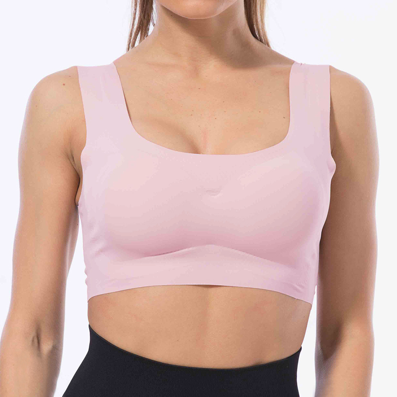 

Womens Sexy Bras Push Up Gather Bralette Seamless Underwear Wire Free Femme Comfort Solid Sports running Vest Brassiere, Black