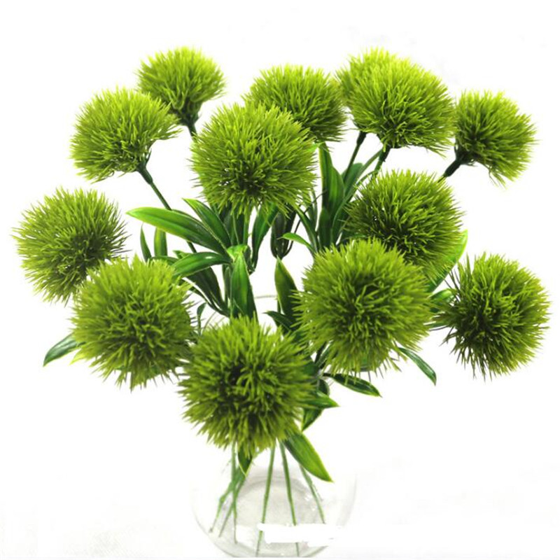 

Fake Single Stem Dandelion 10.24" Length Simulation Plastic onion flower for Wedding Home Decorative Artificial Flowers