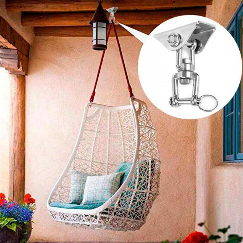 

Hammock Swing Chair Hanging Kit Stainless Steel Swivel Hook Ceiling Mount