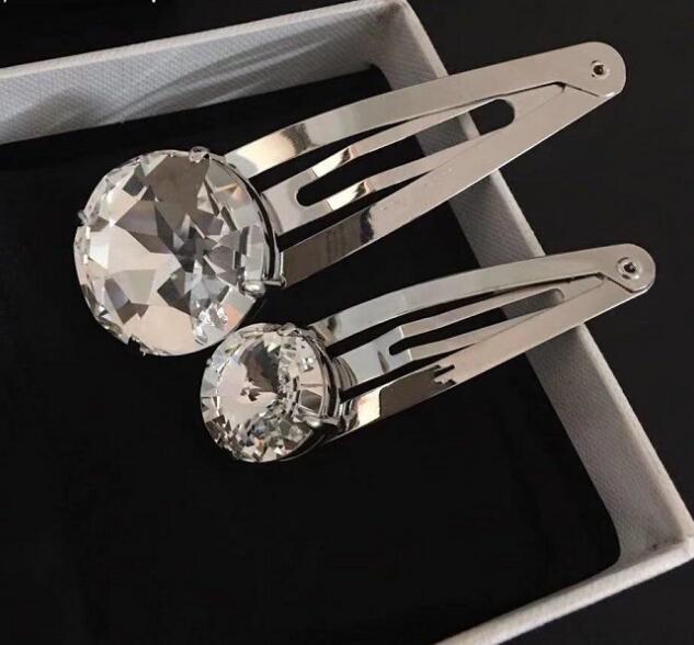 gold diamond hair clips