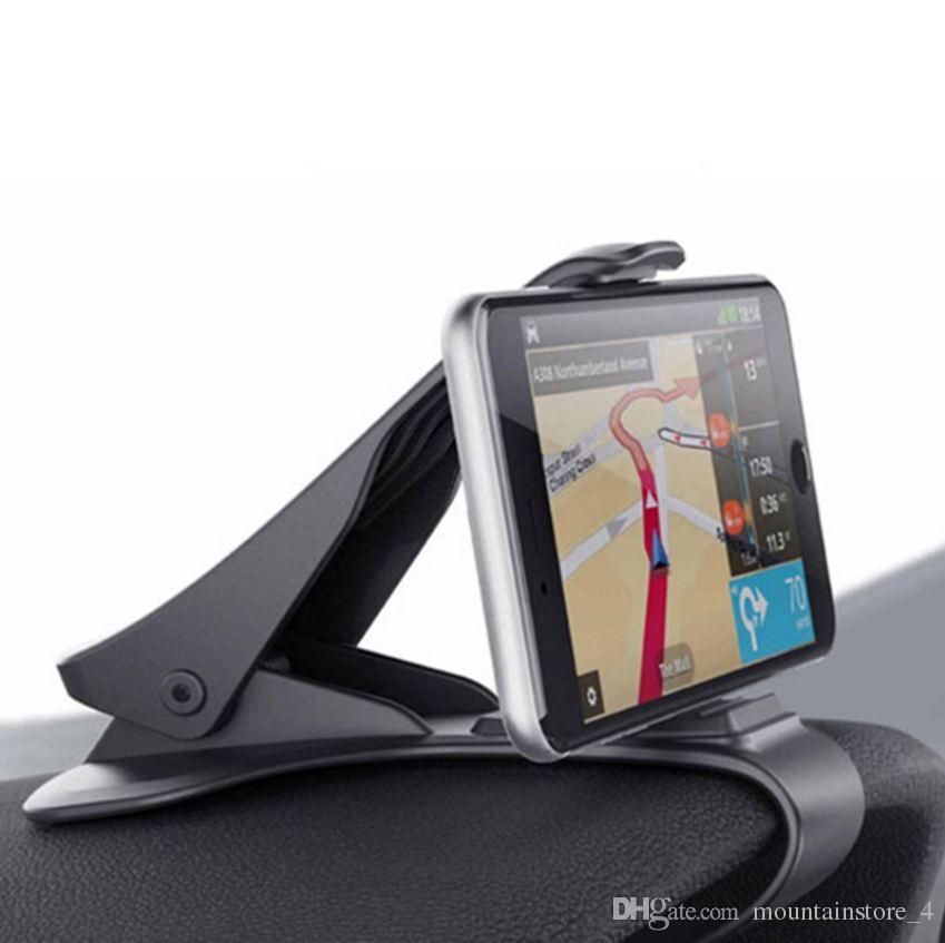

Car Phone Holder Dashboard Mount Universal Cradle Cellphone Clip GPS Bracket Mobile Phone Holder Stand for Phone in Car (Retail)