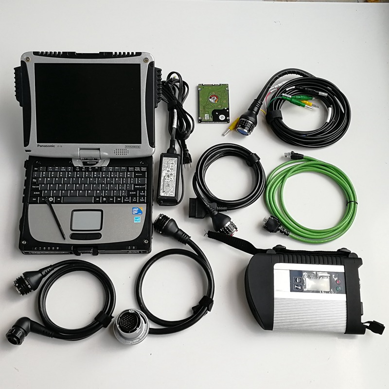 

MB Star C4 SD Compact 4 Tool with V06.2021 X DAS Vediamo HHT DTS in 320GB HDD and Used CF-19 Toughbook