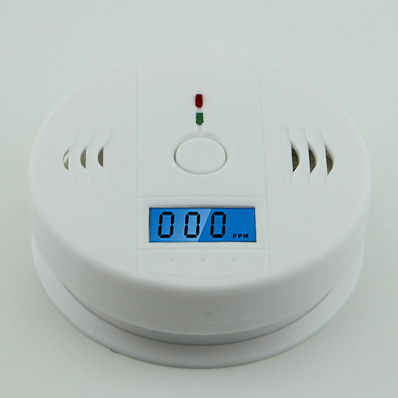 

Warning Alarm Detector LCD CO Sensor Work alone Built-in 85dB siren sound Independent Carbon Monoxide Poisoning Warning Alarm new