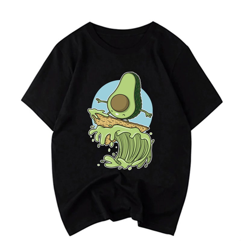 

Avocado Surfer Vintage 2020 Fashion Men'S T-Shirt Short Sleeve Round Neck Tops Vintage New Design Hipster Funny Printed T Shirts, Blank