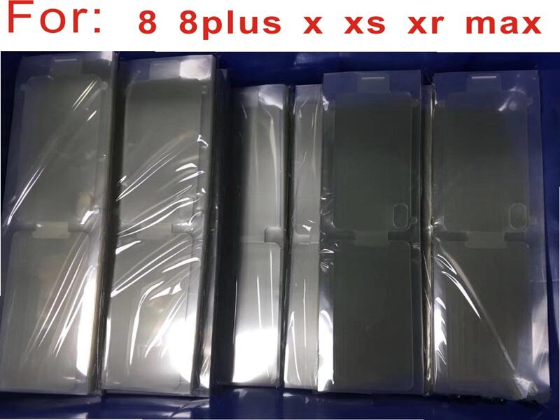 

100pcs/lot Plastic Seal Factory Screen Protector Film for New Mobile phone For iPhone 7 7p'lu's 8 8plus X XS MAX XR