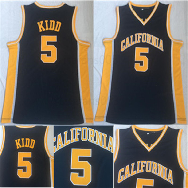 

wholesale Jason Kidd College Basketball Jerseys Mens California Golden Bears Vintage Home Stitched Shirts S-XXL, As pics