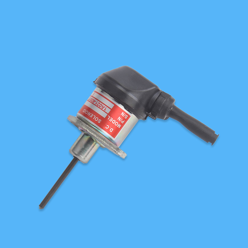 Engine Stop Solenoid Shut off Valve 1A021-60017 Excavator Parts Fit KX185 151 161 PC56-image-529510871
