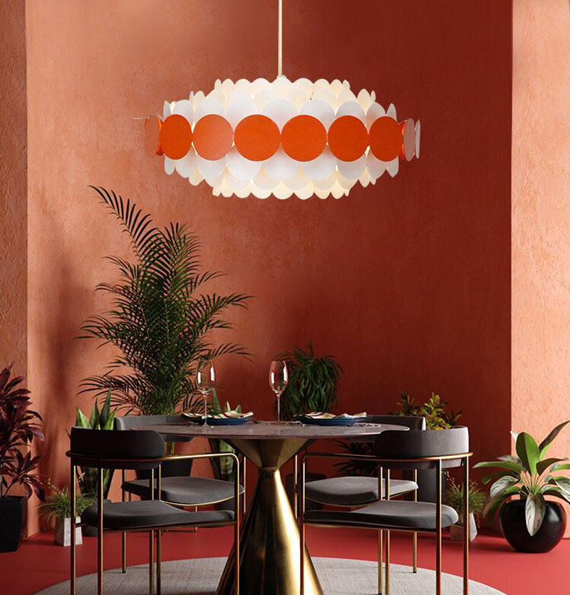 

Neswest Nordic Postmodern Pendant Light Iron Art Decor Light Chandelier Lighting Fixture For Dinning Room Bedroom