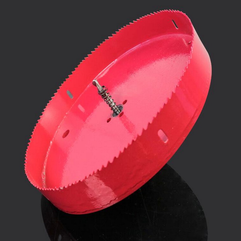 

Free shipping 1pc 175-250mm HSSM42 made Bimetal hole saw wood iron plastic hole saw opener underreamer pipeline perforator