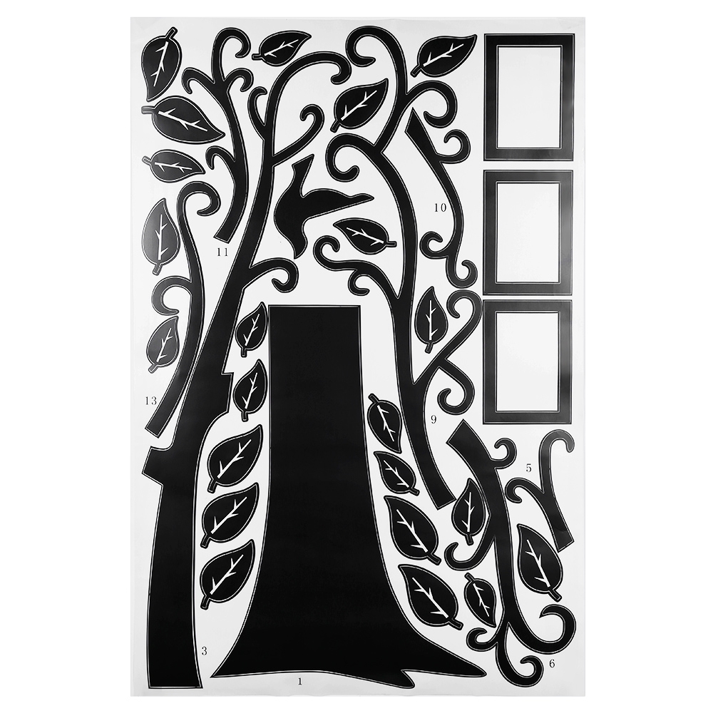 

Large Family Tree Wall Decal for Living Room Bedroom Sofa Backdrop TV Background Removable Wall Decor Sticker 180 x 250cm
