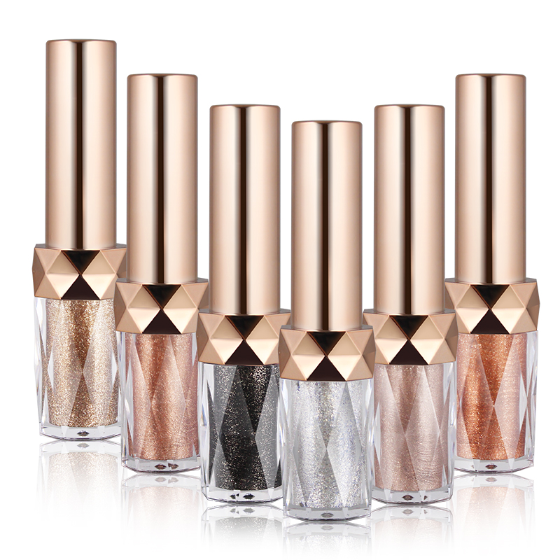 

YANQINA Dimond Glitter Liquid Eye Shadow 6pcs/lot Long-lasting Waterproof Shine Powder Palette Sombra Eye Cosmetic Makeup