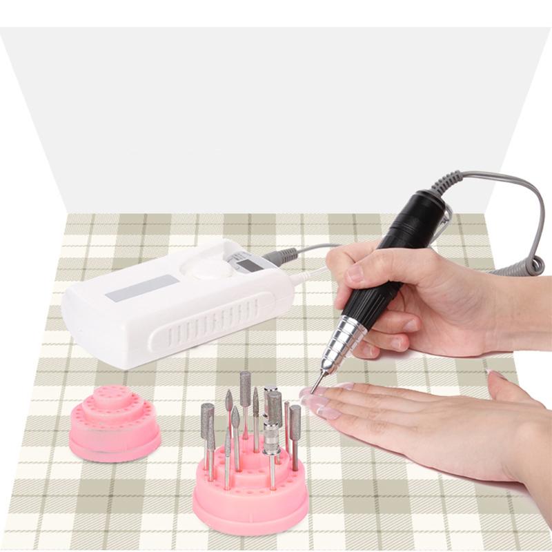 

48 Holes Nail Drill Stand Bracket Nail Drill Bits Holder Storage Boxes Polish Machine Display Base Grinding storage box