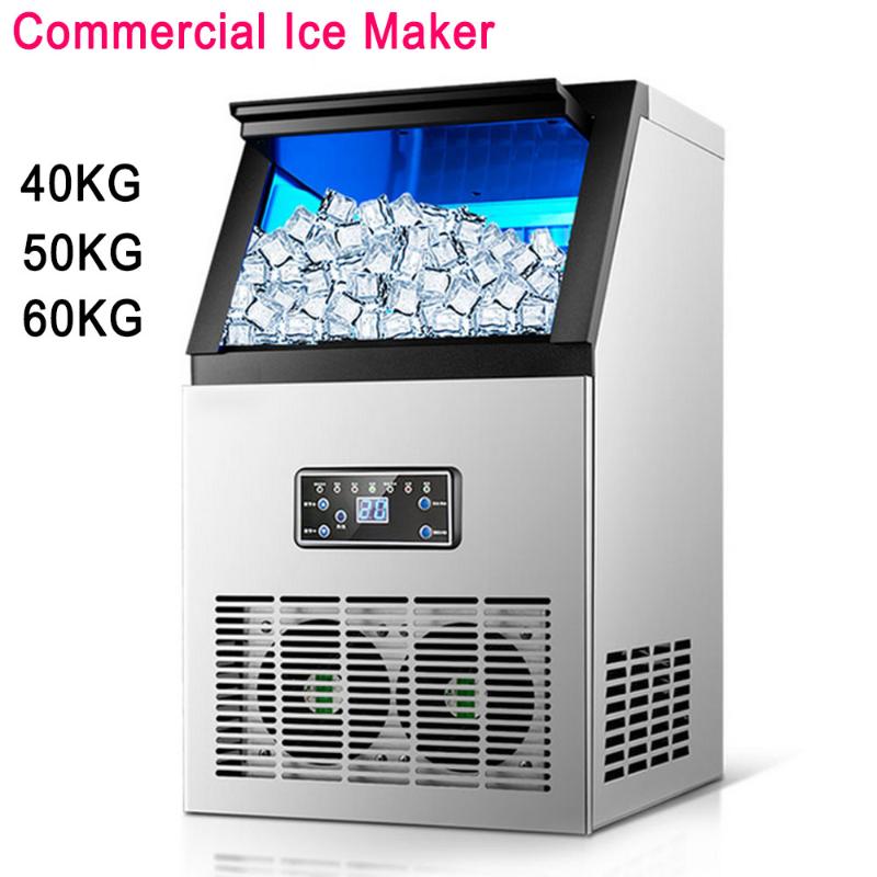 

HOT Ice Making Machine Commercial Cube Ice Maker Automatic, Household Cube Making Machine for Bar,Coffee shop,Milk room