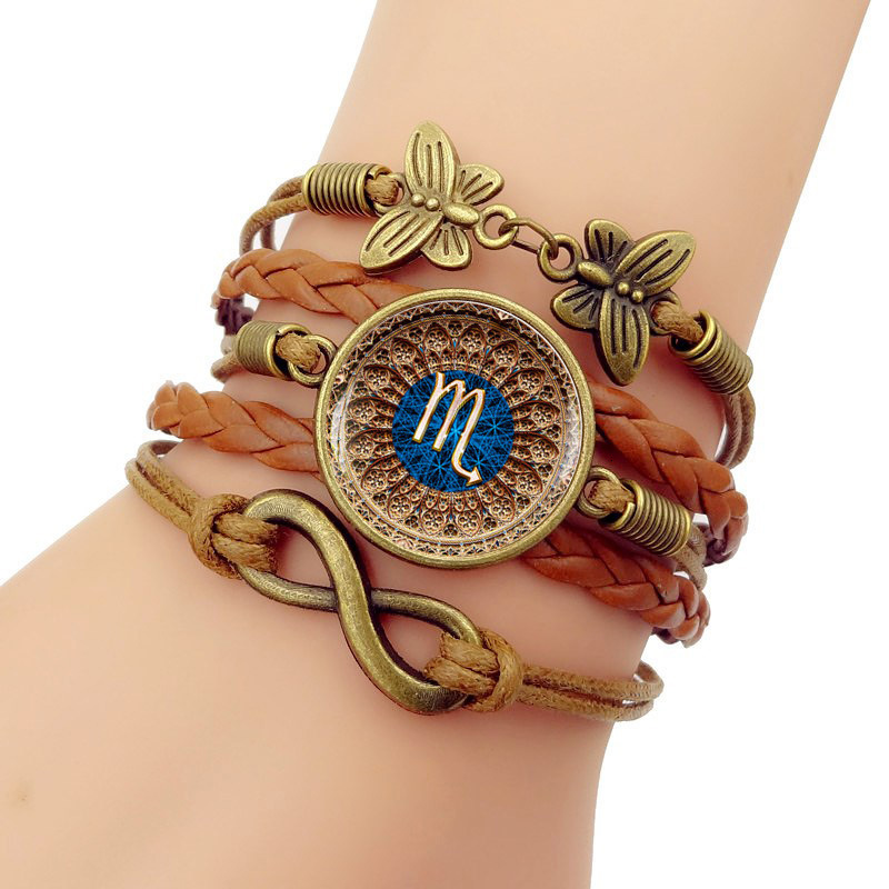 

Chinese Zodiac Series Scorpio The Chinese Zodiac Time Bracelet Multi-storey Butterfly Manual Group Combine Hand Decorate