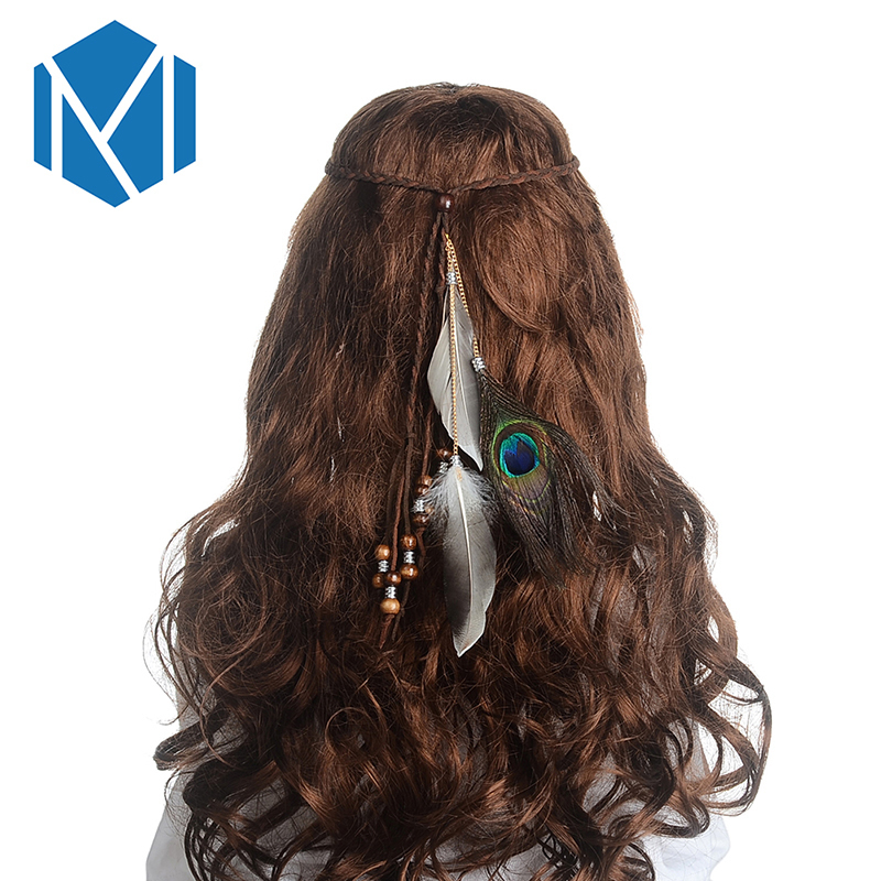 My Misim Female Feather Boho Band Hippie Gypsy Tribe Festival Hair