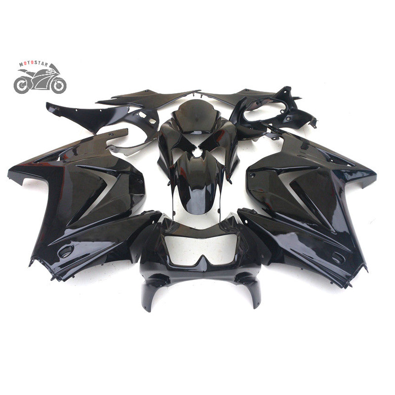 

Customize Injection fairings kit for Kawasaki Ninja 250R 2008-2014 ABS plastic black body repair fairing set ZX250R ZX 250 EX250 08-14, Same as the picture