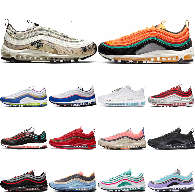 

2020 Newspaper Running Shoes For Men Women Aurora Green Reflective Bred Jesus Neon Seoul Jayson Tatum Mens Trainers Sports Sneakers, Court purple