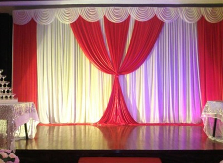 

Tiffany Wedding Backdrop with white swags Wedding Decoration 112