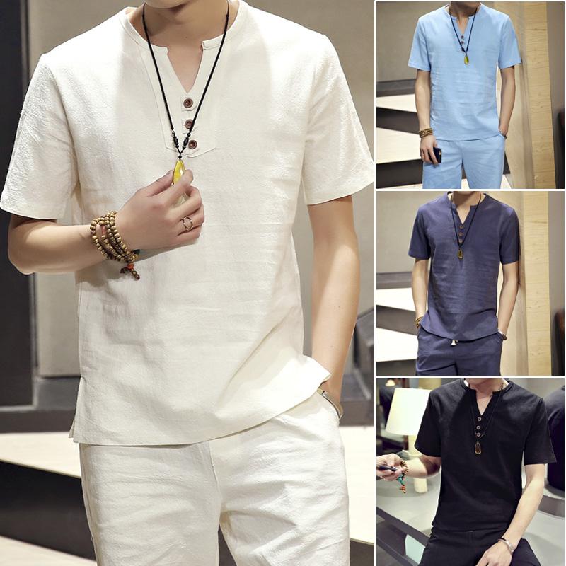 

Man Set T-shirts Tees Tops & Shorts Suits Men Brand Clothing Cotton Blend 2 Piece Set Mens Short Sets Designer Plus 5XL, Beige