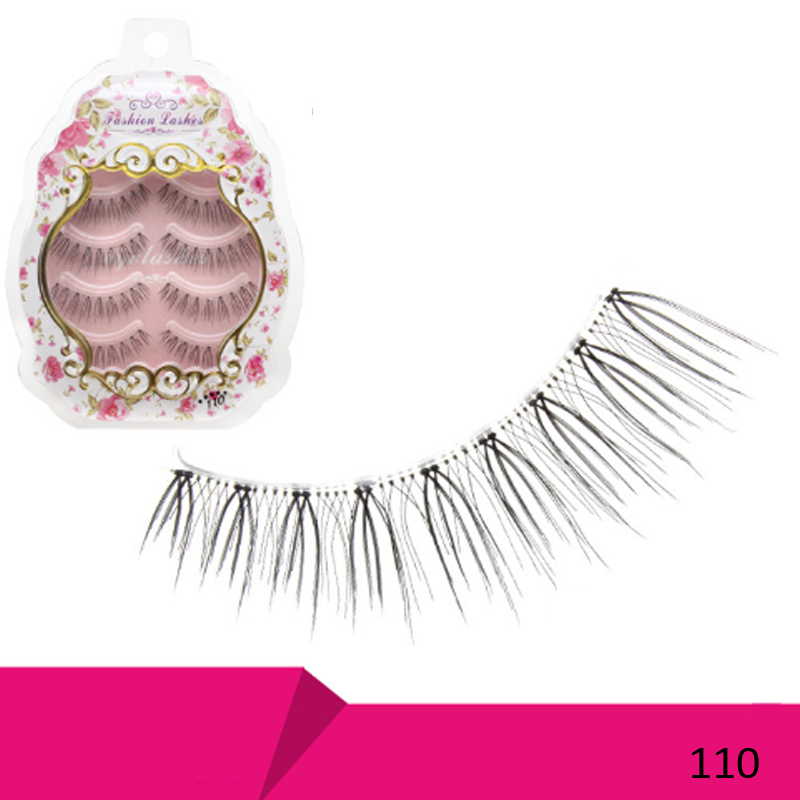 

5 pairs 3D silk synthetic faux mink lashes Handmade Silk Lashes lucency band Japanese false silk lashes 33