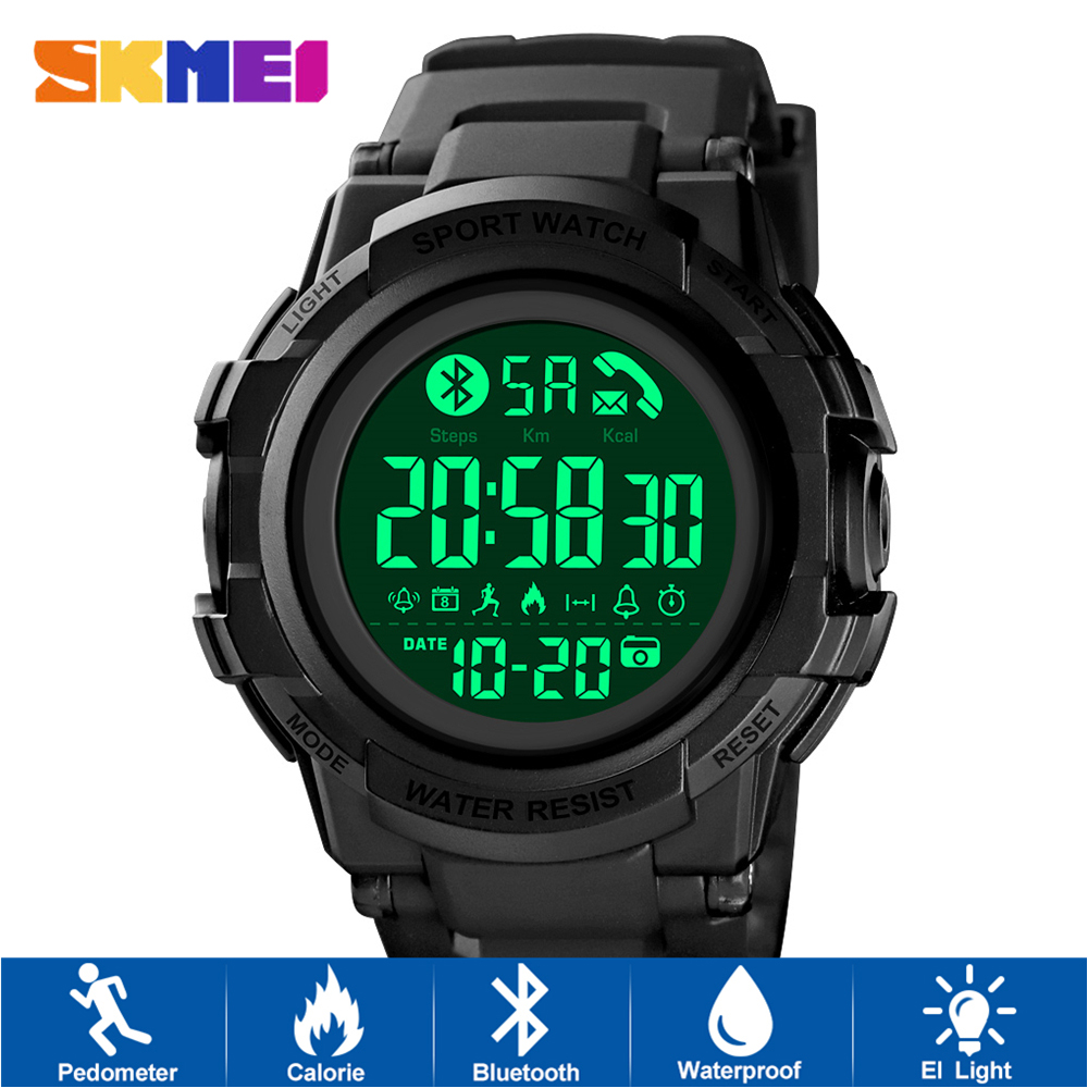 skmei bluetooth digital smart watch