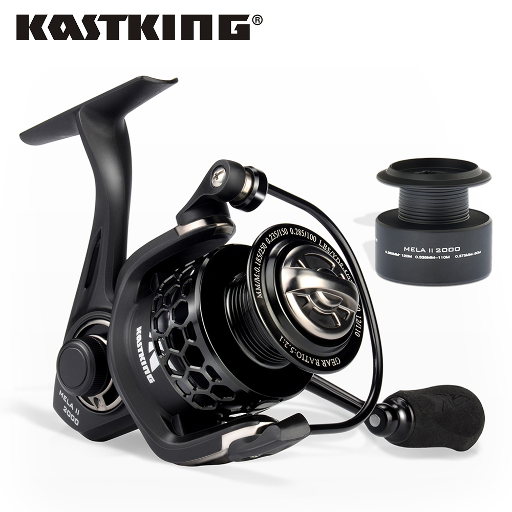 

KastKing Europe Most Popular KastKing Mela II 11 BBs Lighter and Stronger Fishing Reel Spare Spool Spinning Reel