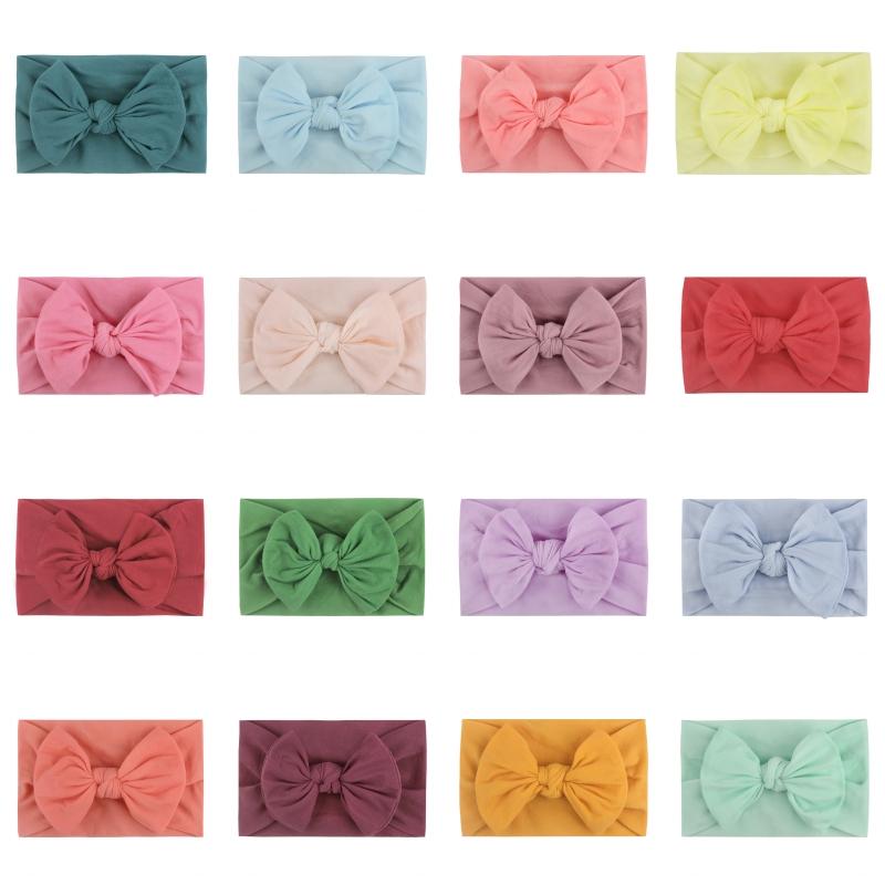 

Baby Headbands Bows Girls Elastic Bow Tie Hair Bands Infant Toddler Newborn Children Hair Accessories 23 Styles Birthday Party Gift