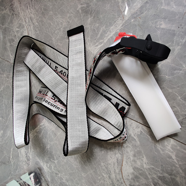 

Top luxury designer Belt High Quality OW Belt Unisex Belts Industrial Style Canvas Correct Version Letters Yellow Tide Supply