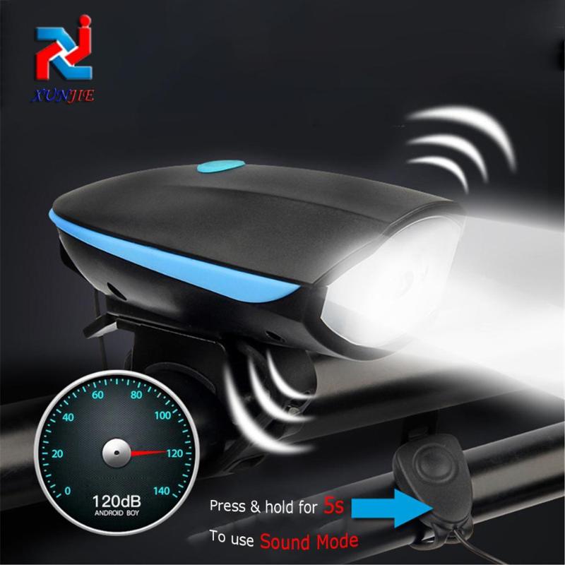 

Night bike bicycle light With Bell horn reflector Waterproof lightset lamp FlashlightMultifunction Cycle Lamp Bike Accessorie