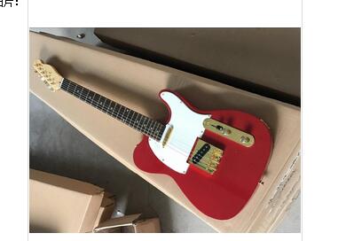 

Free shipping Quality New style Red Electric Guitar with Gold hardware-17-11