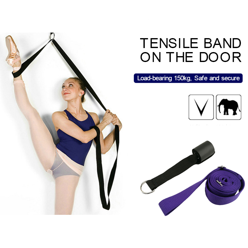 

Yoga Ballet Leg Stretcher Door Flexibility Stretching Leg Strap - Great For Yoga Ballet 2020 New Door Stretcher, Red